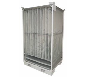 Interior door bottom component packing solution